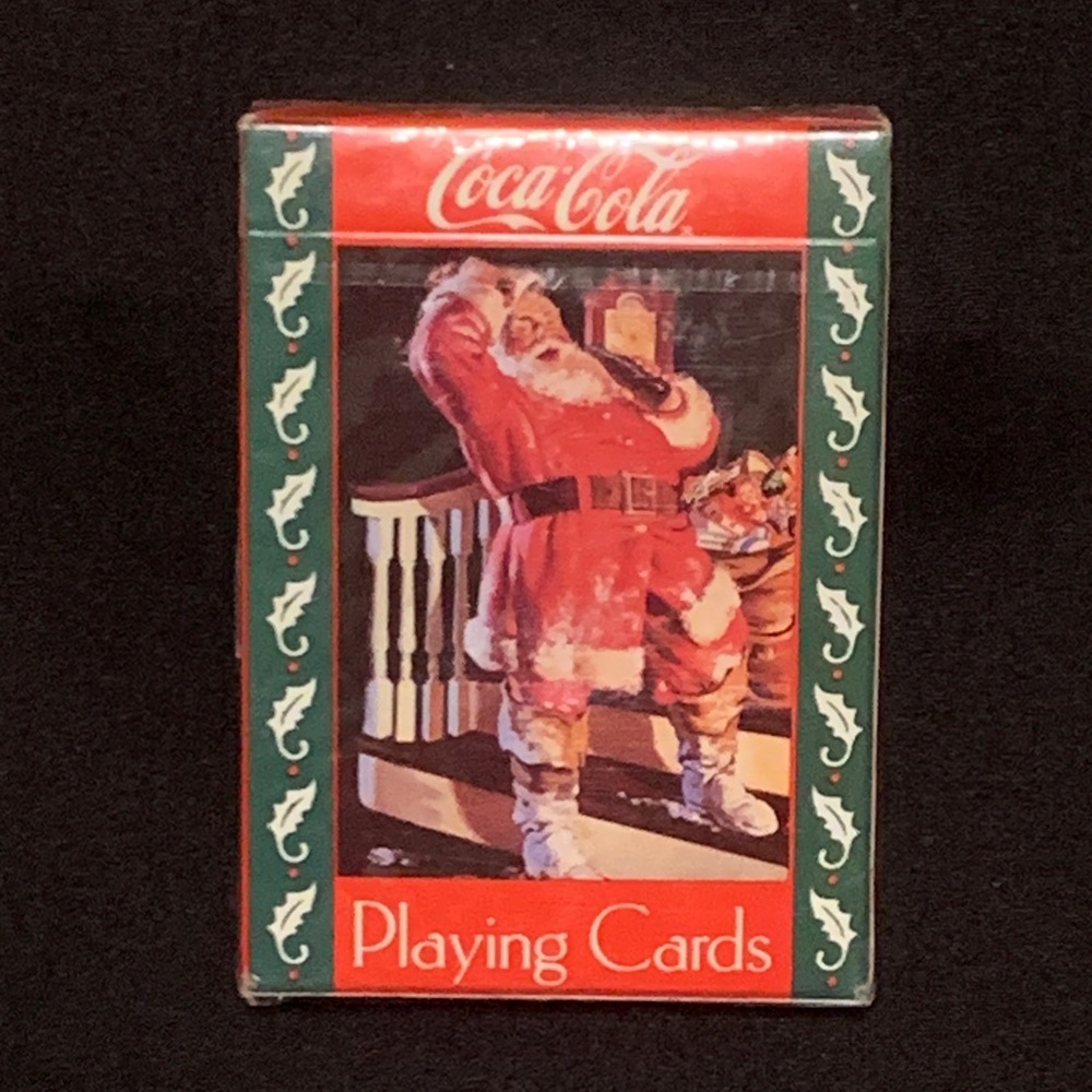 NWT Vintage Coca Cola Santa Playing Cards 1993
